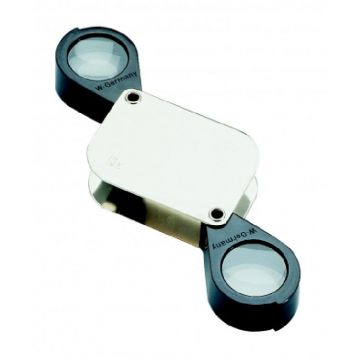 SCHWEIZER dubbel handhållen lins - [10x/15x 16mm] - Aplanatisk