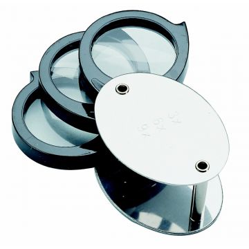 SCHWEIZER trippla handhållen - 3x, 6x, 9x 30mm - bikonvex