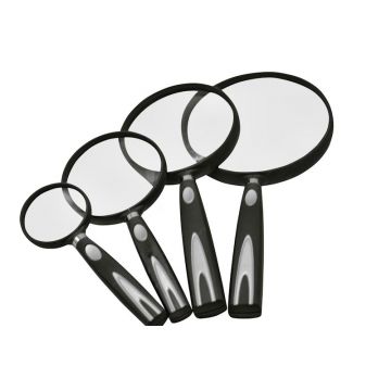 Klassiskt handhållen förstoringsglas - bifokal+