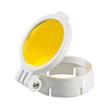 Avtagbart gult filter - för Heine LED lupp belysning
