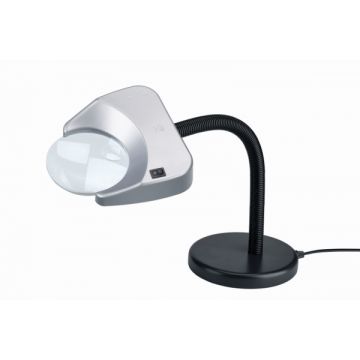 Tech-Line skrivbordslampa med förstoringsglas - LED Bifokal+