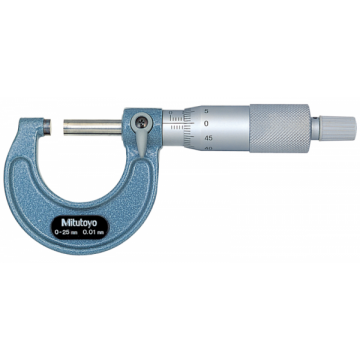 Mitutoyo mikrometer, enkel konstruktion 0-25 mm+