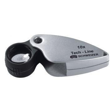 Tech-Line hopfällbar förstoringsglas Aplanatic+